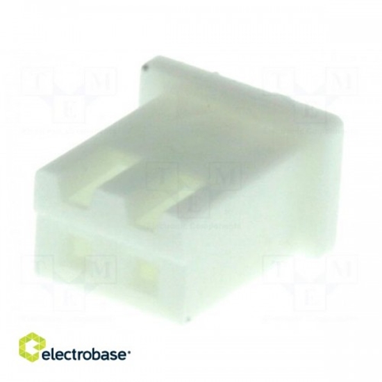 Изображение Wire-board; plug; female; XH; 2.5mm; PIN: 2; w/o contacts; for cable