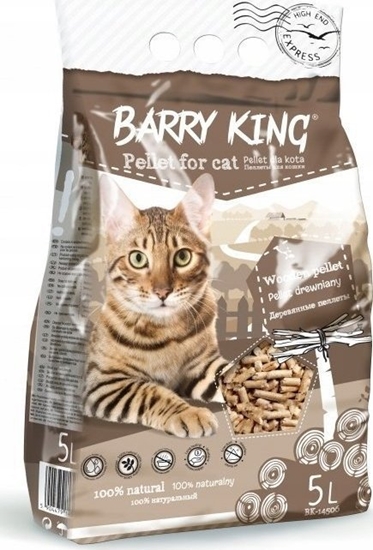 Picture of wirek dla kota Barry King Pellet drewniany dla kota 10L