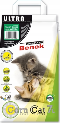 Picture of wirek dla kota CERTECH SUPER BENEK 7l CORN CAT ULTRA WIEA      TRAWA Zbrylajcy wirek kukurydziany zapachowy   /156