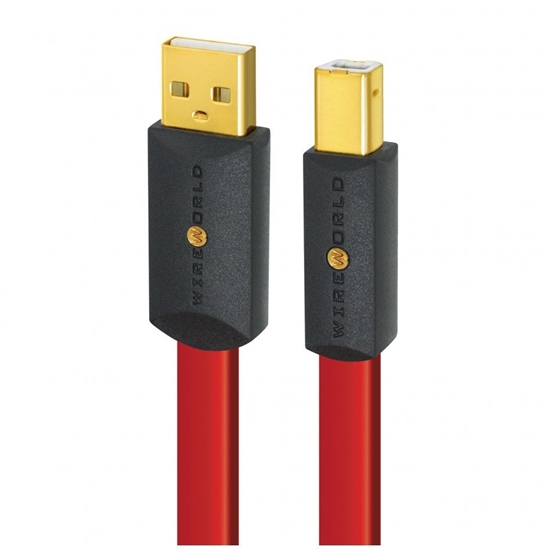 Picture of Kabel USB Poly USB-A - USB-B 1 m Czerwony (8110070312452)