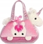 Attēls no Wisdom Publications,U.S. AURORA Fancy Pals plush toy unicorn in a bag, 20 cm