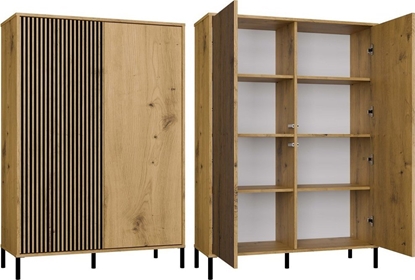 Attēls no Witryna KAMARO 2DD SLIM/GADKI DB ARTISAN Lamele Front Ryflowany + Klasyczny