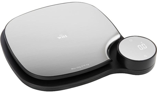 Picture of Witt Classic WCKS5BM -keittiövaaka, musta/teräs