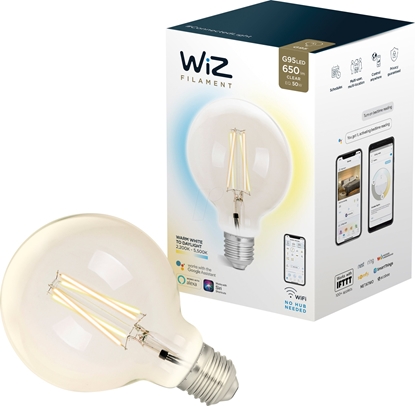Picture of WiZ Wiz Smart Led Bulb Filament G95 E27 Smart Home, Dimmable, 6.5w - 60w