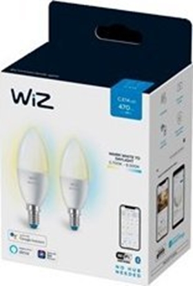 Изображение WiZ WiZ,Candle,4,9W,2700-6500,C37,E14,2 pcs lightsource