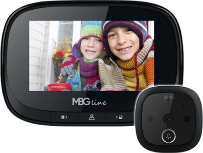 Attēls no Wizjer do drzwi kamera MBG Line SF55 Black Edition