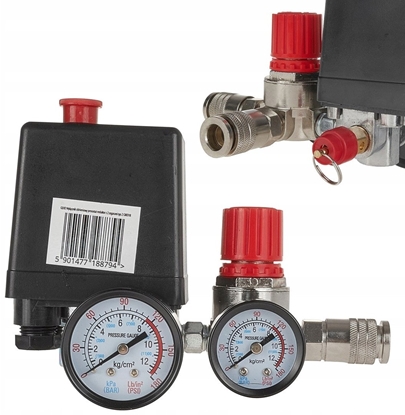 Изображение Wycznik cinieniowy presostat reduktor z 2 zegarami typ 2 (50)