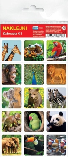 Picture of Wydawnictwo Jako Naklejki. Zwierzta