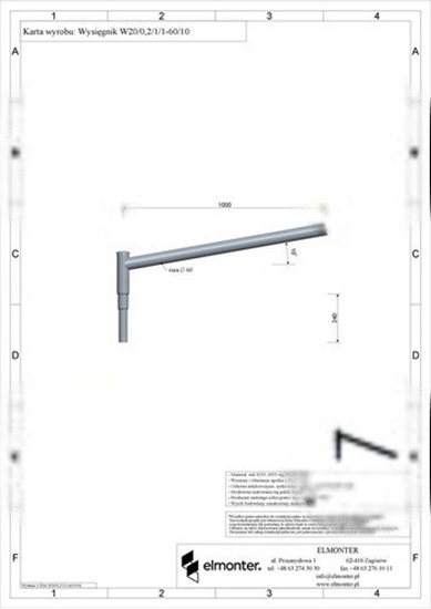 Picture of Wysignik Elmonter W20/0,2/1/1-60/10 W20/0,2/1/1-60/10/02