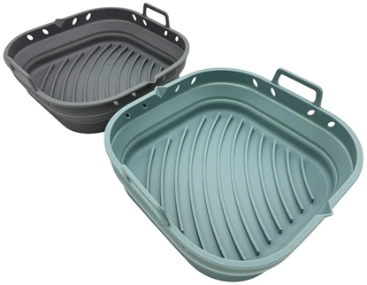 Attēls no WKAD SILIKONOWY DO FRYTOWNICY KWADRATOWY SKADANY 22 x 22cm