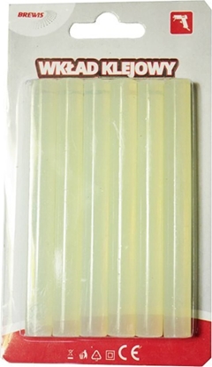 Attēls no Wkady klejowe BREWIS Wkad do pistoletu przeroczysty 11mm 6szt