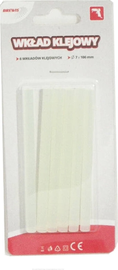 Picture of Wkady klejowe BREWIS Wkad do pistoletu przeroczysty 7mm 6szt
