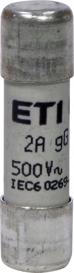 Picture of Wkadka topikowa cylindryczna Eti-Polam 002651015 CH10x38 gG 6A/500V