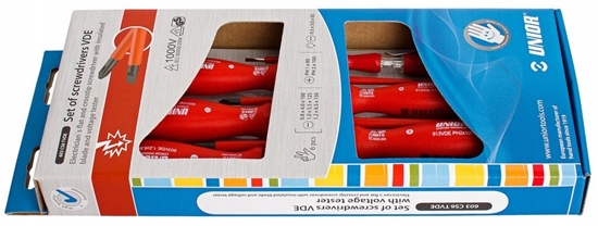 Picture of WKRETAKI IZLOWANE ZESTAW VDE 1000V Z PROBNIKIEM NAPIECIA