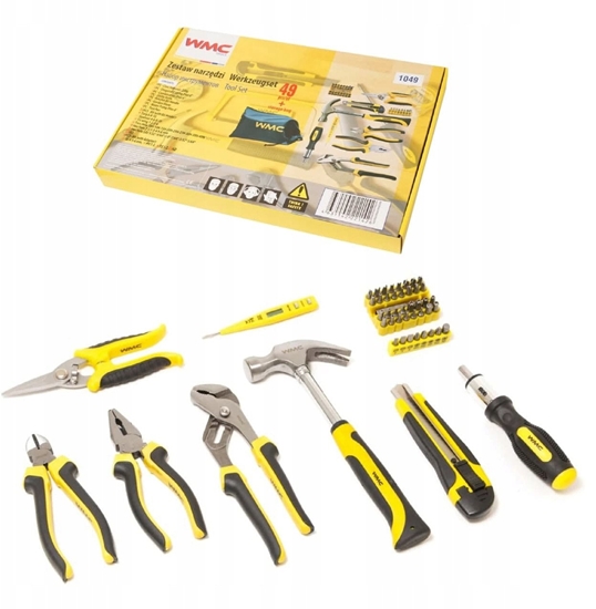 Picture of WMC ZESTAW NARZDZIOWY 49EL KLUCZE WKRTAKI BITY
