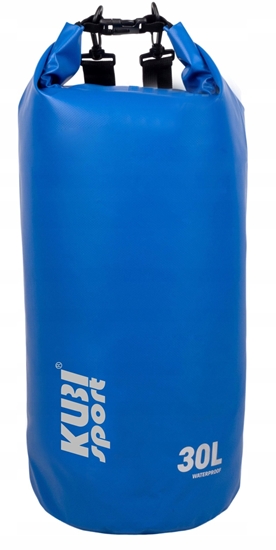 Picture of Wodoodporna Torba Worek Wodoszczelny na ód Kajak Niebieski KUBISPORT 30 l