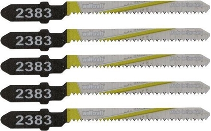 Изображение Wolfcraft 5 brzeszczotów Wolfcraft - uchwyt T, laminat, pyty wiórowe powlekane tworzywem, parkiet