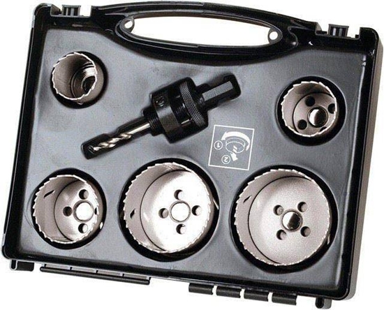 Изображение Wolfcraft HSS-BIM OTWOR.KOMPLE T,35,40,51,65,68MM - WF3764000