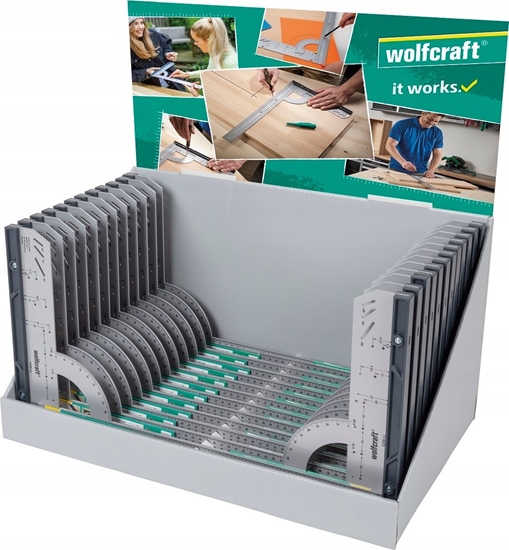 Изображение Wolfcraft Ktownik uniwersalny 280 x 500 mm Wolfcraft, display 24 szt