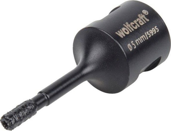 Изображение Wolfcraft Otwornica diamentowa do pytek 5 mm Wolfcraft Ceramic/M14, super szybka