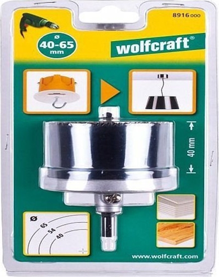 Изображение Wolfcraft OTWORNICA STANDARD 40,45,65MM (1 KPL)