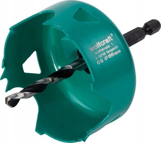 Изображение Wolfcraft Otwornica ze stali wglowej 76 mm Wolfcraft