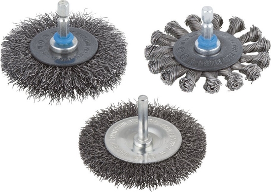 Picture of Wolfcraft Szczotka tarczowa 50 mm/6 mm  Wolfcraft - drut falisty