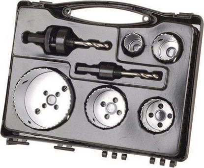 Picture of Wolfcraft Zestaw otwornic BiM 25 - 83 mm Wolfcraft - do inastalacji sanitarnych