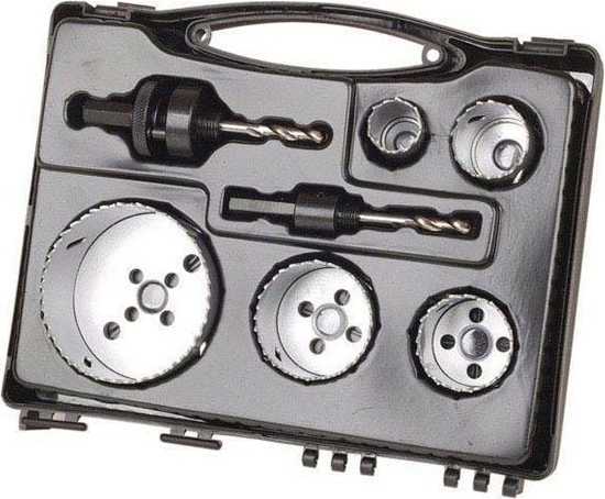 Picture of Wolfcraft Zestaw otwornic BiM 25 - 83 mm Wolfcraft - do inastalacji sanitarnych