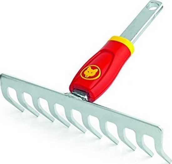 Picture of Wolf-Garten WOLF-Garten small rake DS-M 19 - multi-star - silver / red - 19 cm