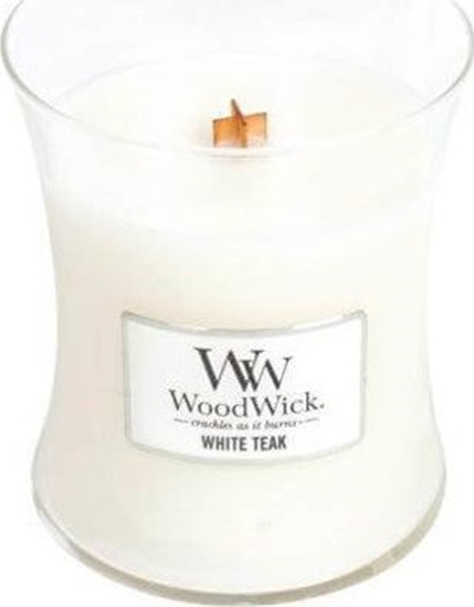 Изображение WoodWick wieca zapachowa White Teak 275g (92039E)