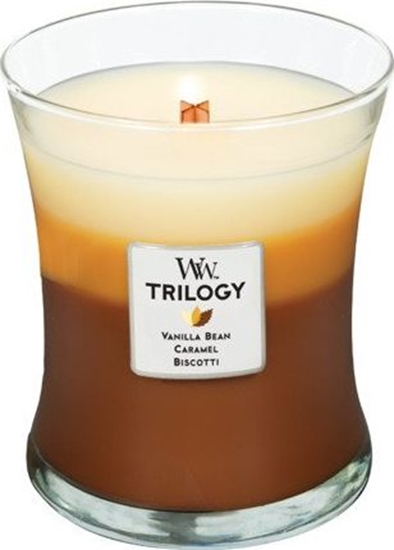 Picture of WoodWick Trilogy Cafe Sweets wieca zapachowa 275g (92904E)