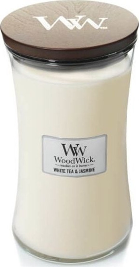 Изображение WoodWick wieca zapachowa White Tea & Jasmine 609,5g (93062E)