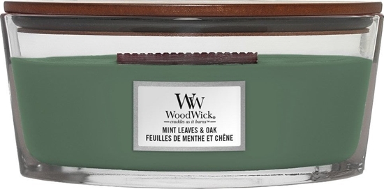 Изображение WoodWick WoodWick Mint Leaves & Oak Elipsa 453,6g