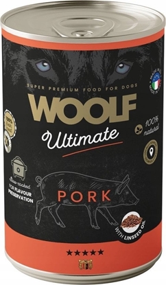 Picture of WOOLF PIES PUSZKA 400g ULTIMATE CAN       PORK&LINSEED OIL  /6