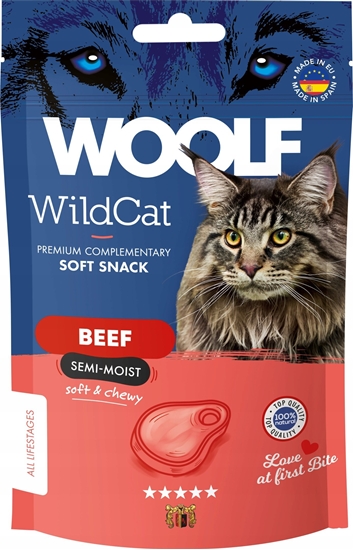 Picture of WOOLF WILDCAT przysmak KOT 50g SOFT BEEF