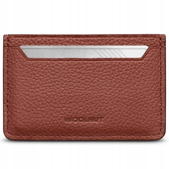 Picture of Woolnut Leather Card Holder, cognac