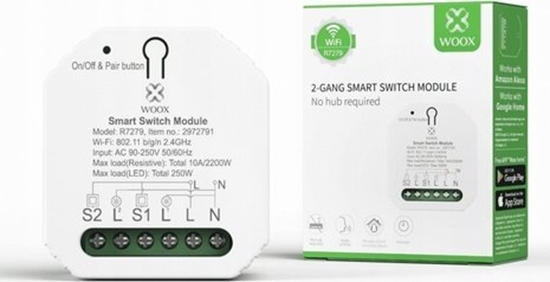 Picture of Woox WOOX R7279 Bezprzewodowy podwójny sterownik zasilania WiFi