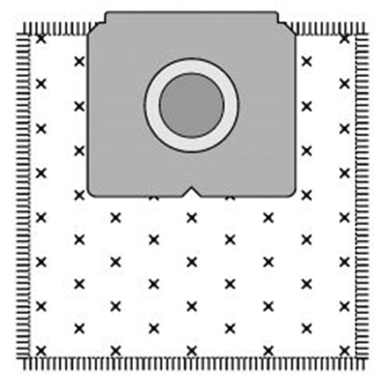 Picture of Worek do odkurzacza Invest IZ-E6S WOREK (SUPER BAG)(AEG ELECTROLUX ZANUSSI, XIO)