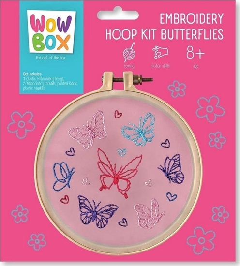 Picture of Wow Box. Zestaw do haftowania Motylki