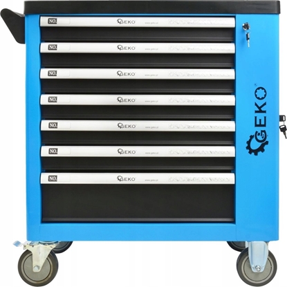Attēls no Wózek narzdziowy Geko Szafa narzdziowa z wyposaeniem (243el) G10833 GEKO