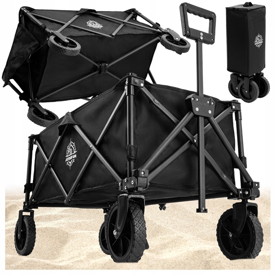 Изображение Wózek ogrodowy  plaowy skadany 127L 100kg (1)