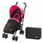 Attēls no WÓZEK SAFETY SLIM PACKAGE CITY   PINK + PIWOREK + TORBA   12077062