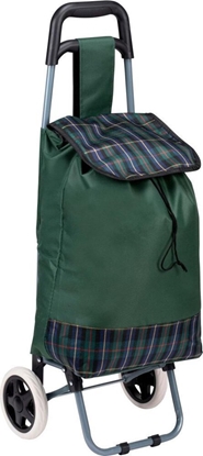 Изображение Wózek torba na kólkach na zakupy ze stelaem 31l zielony
