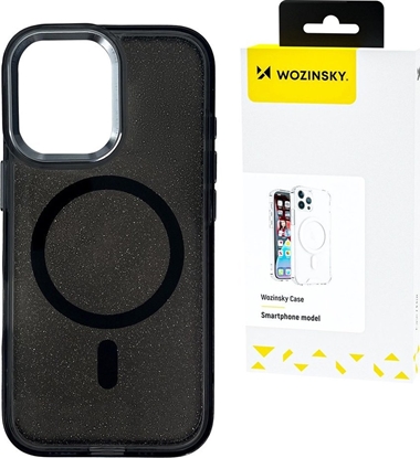 Изображение Wozinsky Wozinsky Glitter Case MagSafe Samsung Galaxy S25 Black
