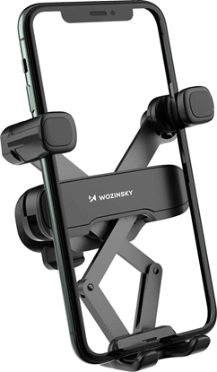 Attēls no Wozinsky Wozinsky uchwyt grawitacyjny na telefon na kratk w samochodzie czarny (WCHBK7)