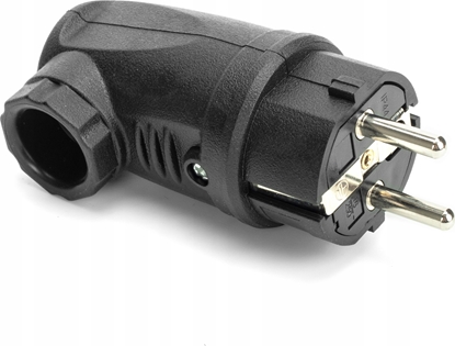 Attēls no Wtyczka hermetyczna gumowana ktowa HAND PRO LINE PLASTROL IP44 2P+Z 16A czarna