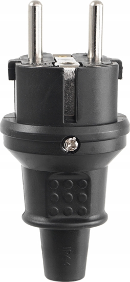 Picture of Wtyczka hermetyczna HAND PRO LINE PLASTROL IP44 2P+Z 16A czarna