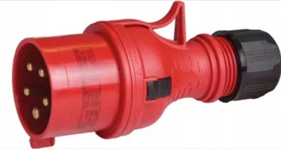 Изображение Wtyczka przenona Elektromet 922080 3P+N+Z 400V 16A WSM 16/5