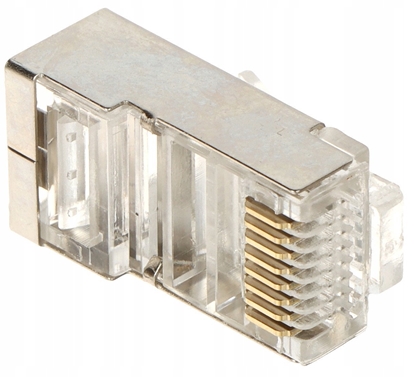 Picture of WTYK MODULARNY PRZELOTOWY EKRANOWANY RJ45T-EKRAN*P100 TYP EZ